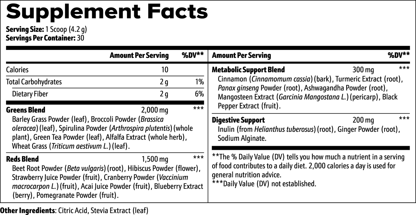 MZ1 Greens Superfood